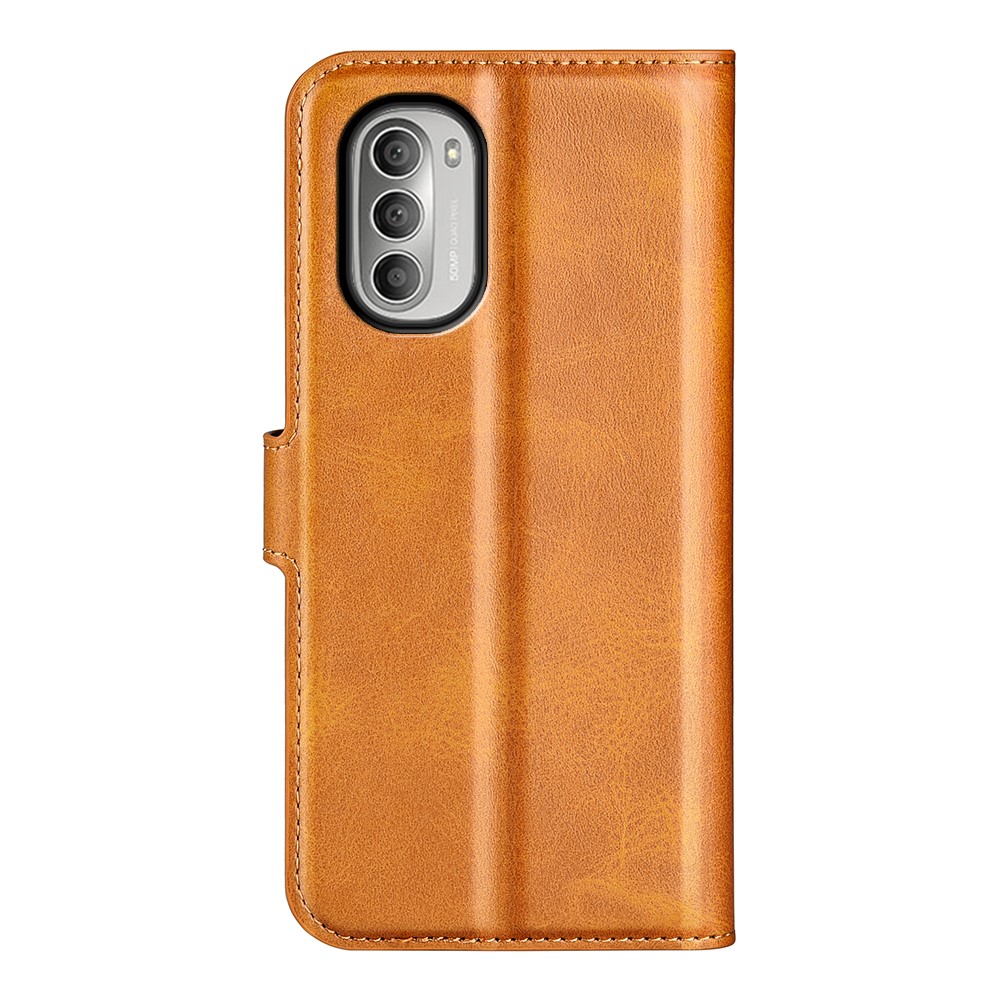  Motorola Moto G51 Fodral PU Läder Brun
