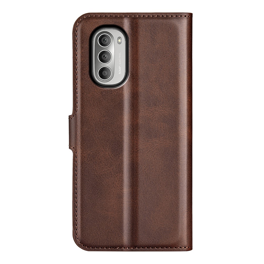  Motorola Moto G51 Fodral PU Läder Brun