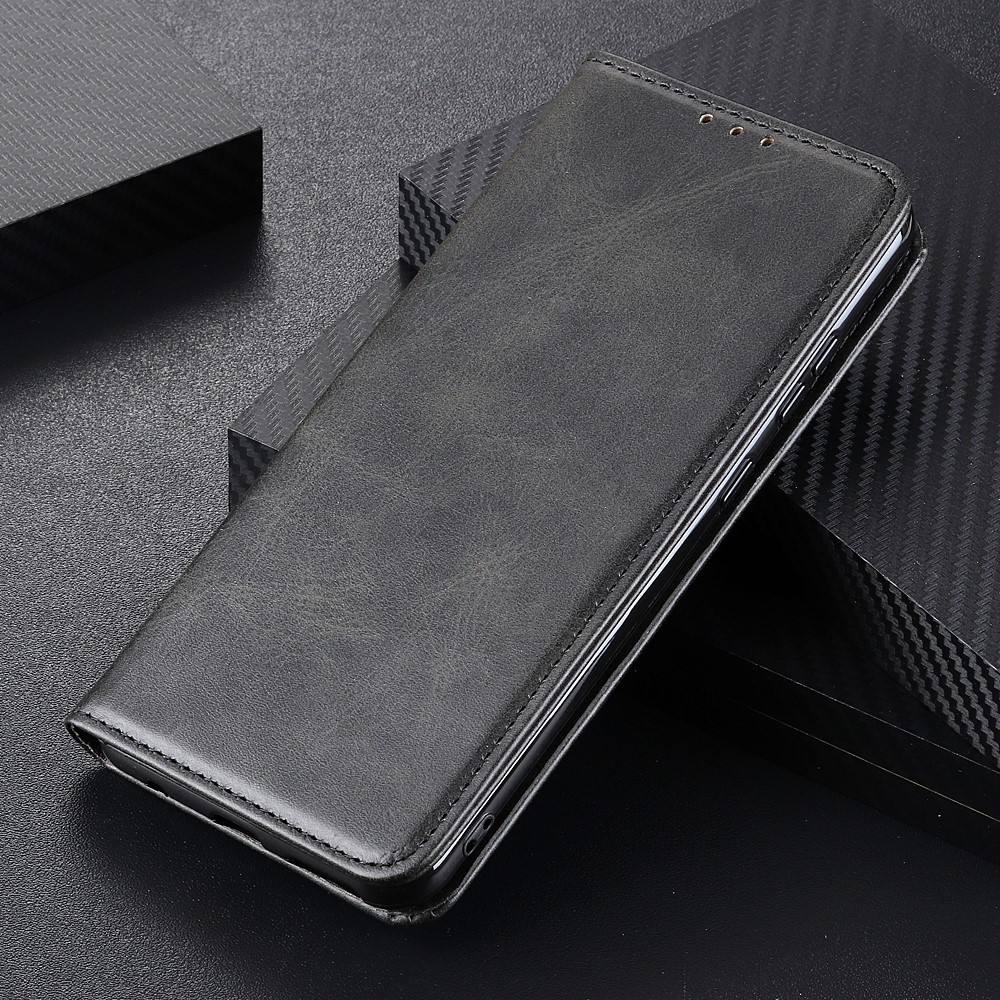  Motorola Moto G200 Fodral Flip Läder Svart
