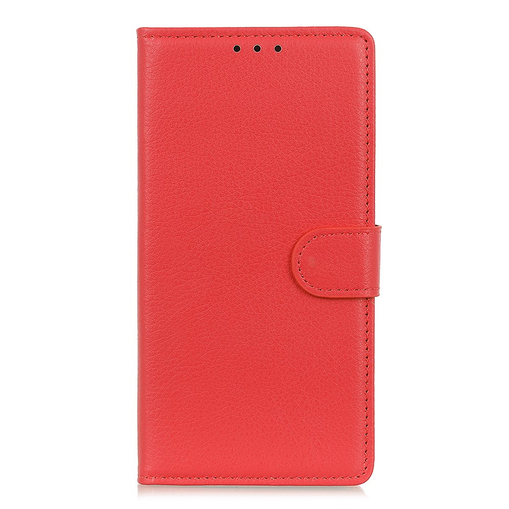  Motorola Moto G31 / G41 Fodral Litchi Läder Röd