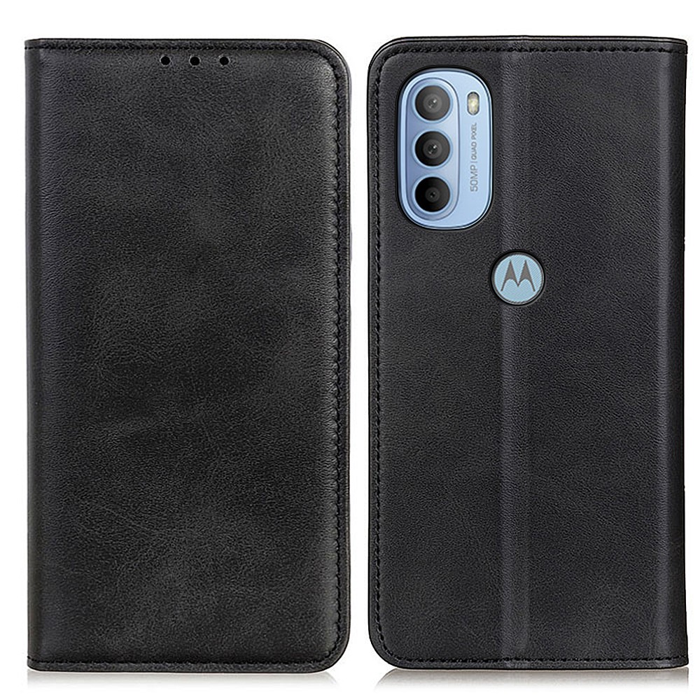  Motorola Moto G31 / G41 Fodral Flip Split Läder Svart