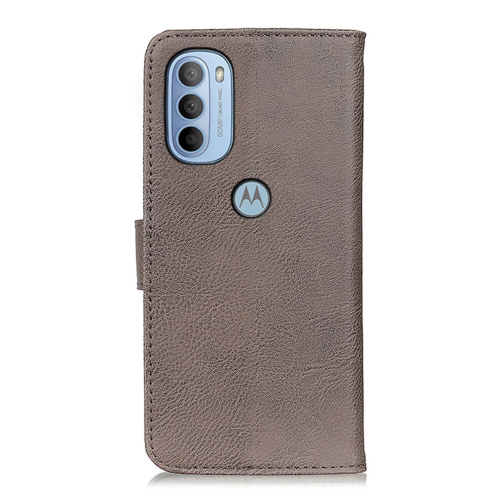 KHAZNEH KHAZNEH Motorola Moto G31 / G41 Fodral Läder Khaki
