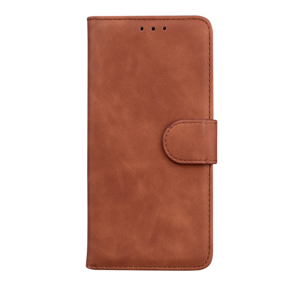  Motorola Moto G51 Fodral Skin Touch Läder Brun