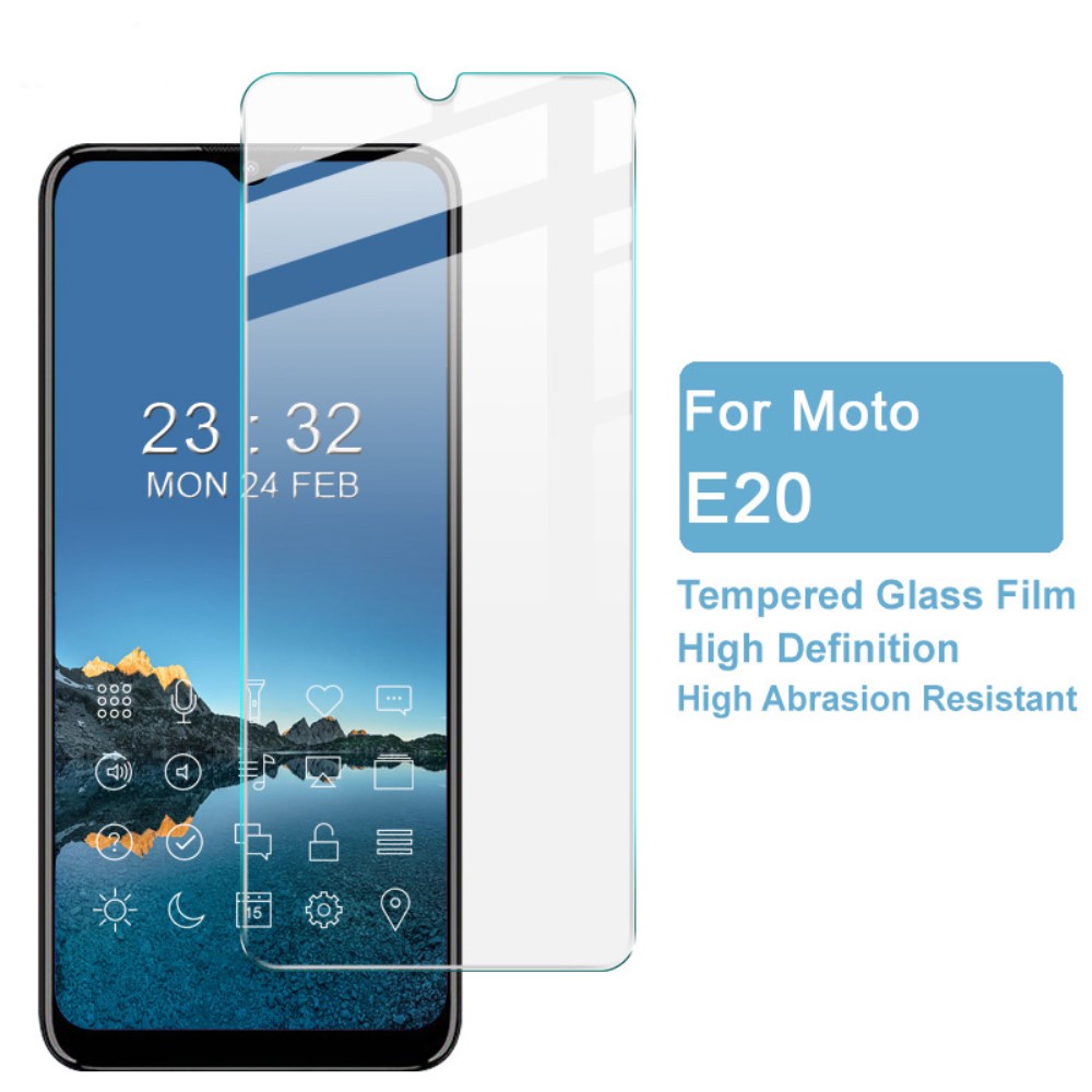 IMAK IMAK Motorola Moto E20 Skärmskydd Härdat Glas