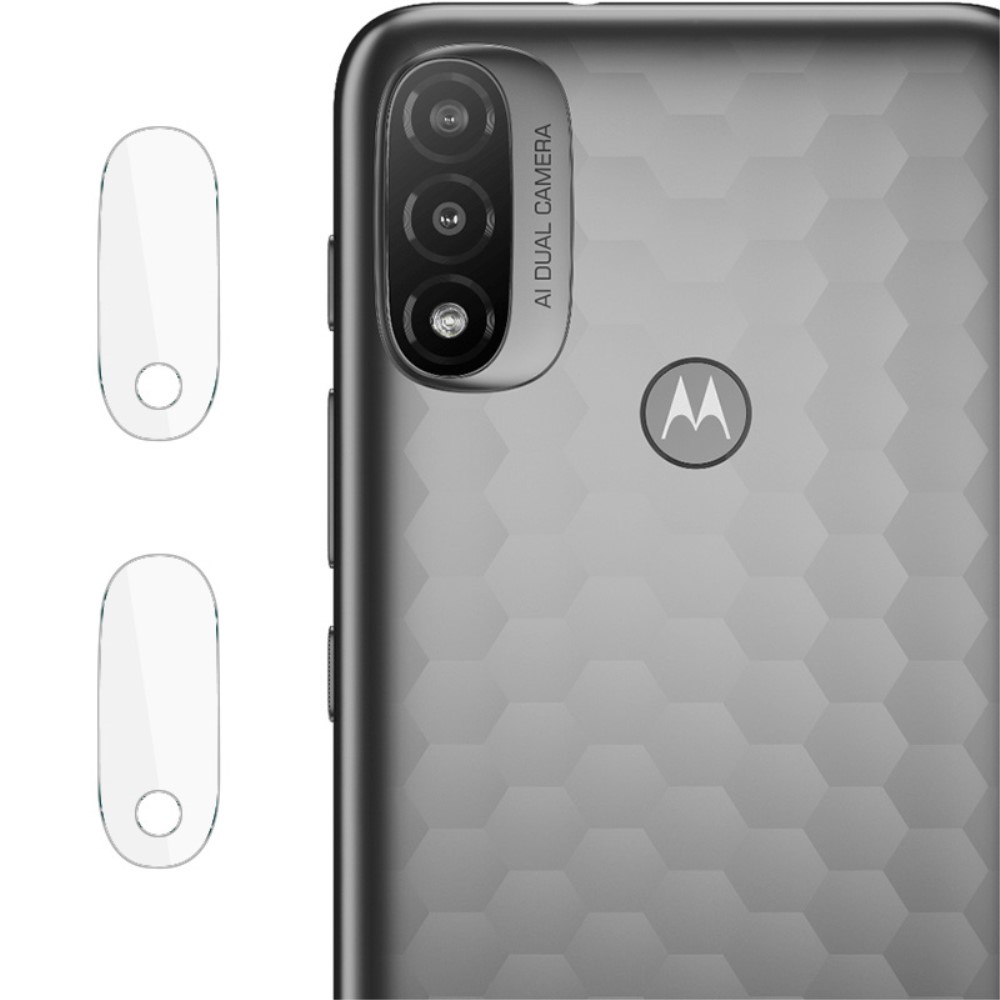 IMAK IMAK Motorola Moto E40 2-PACK Linsskydd Härdat Glas