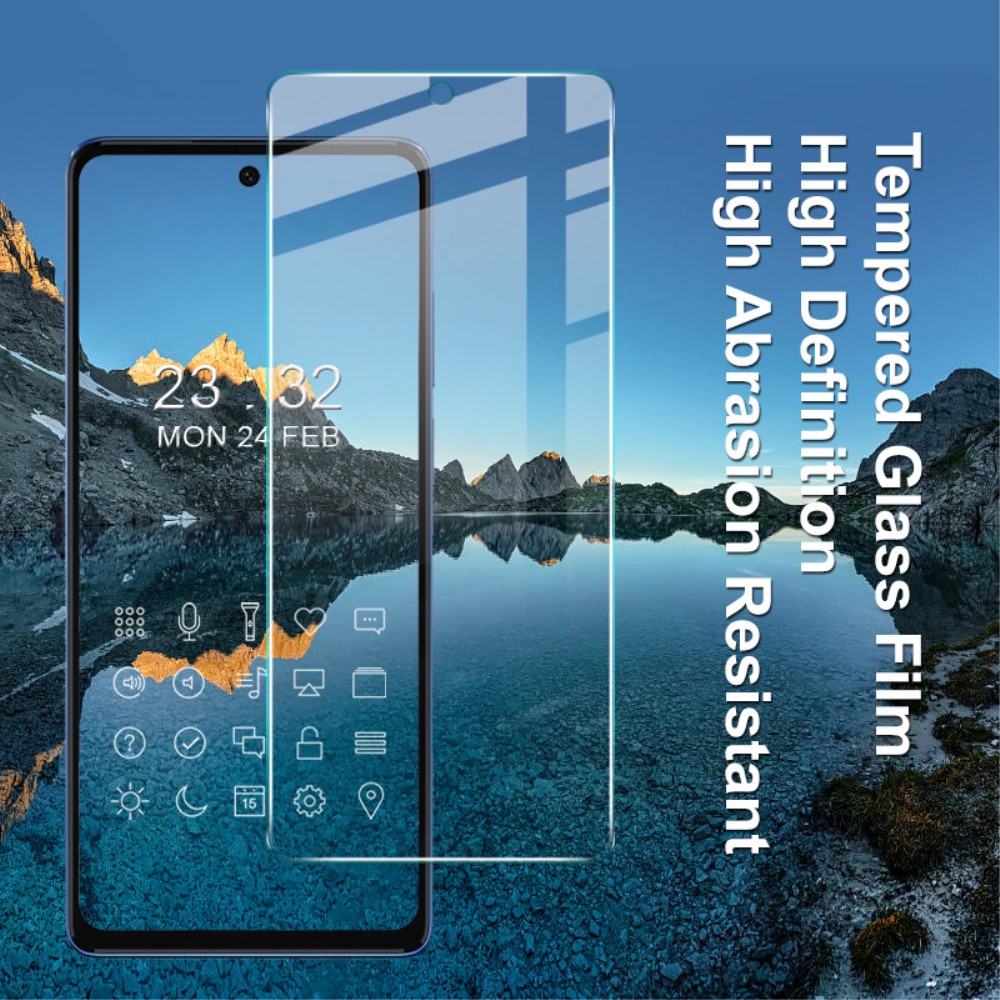 IMAK IMAK Motorola Moto G200 Skärmskydd Härdat Glas