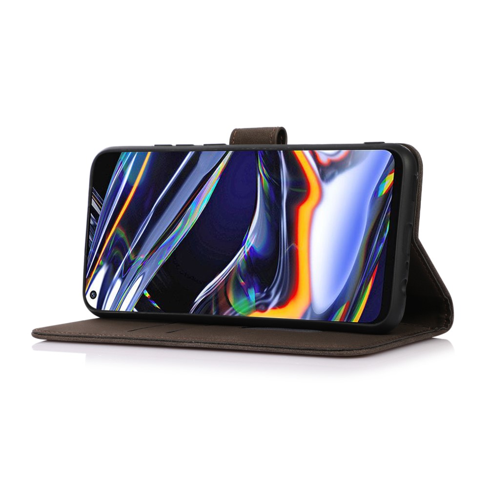 KHAZNEH KHAZNEH Samsung Galaxy S22 Ultra Fodral Retro Läder Brun