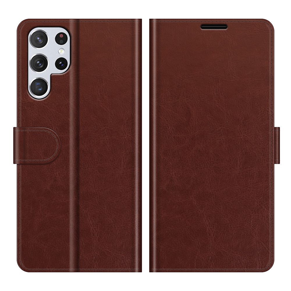  Samsung Galaxy S22 Ultra Fodral Crazy Horse Brun