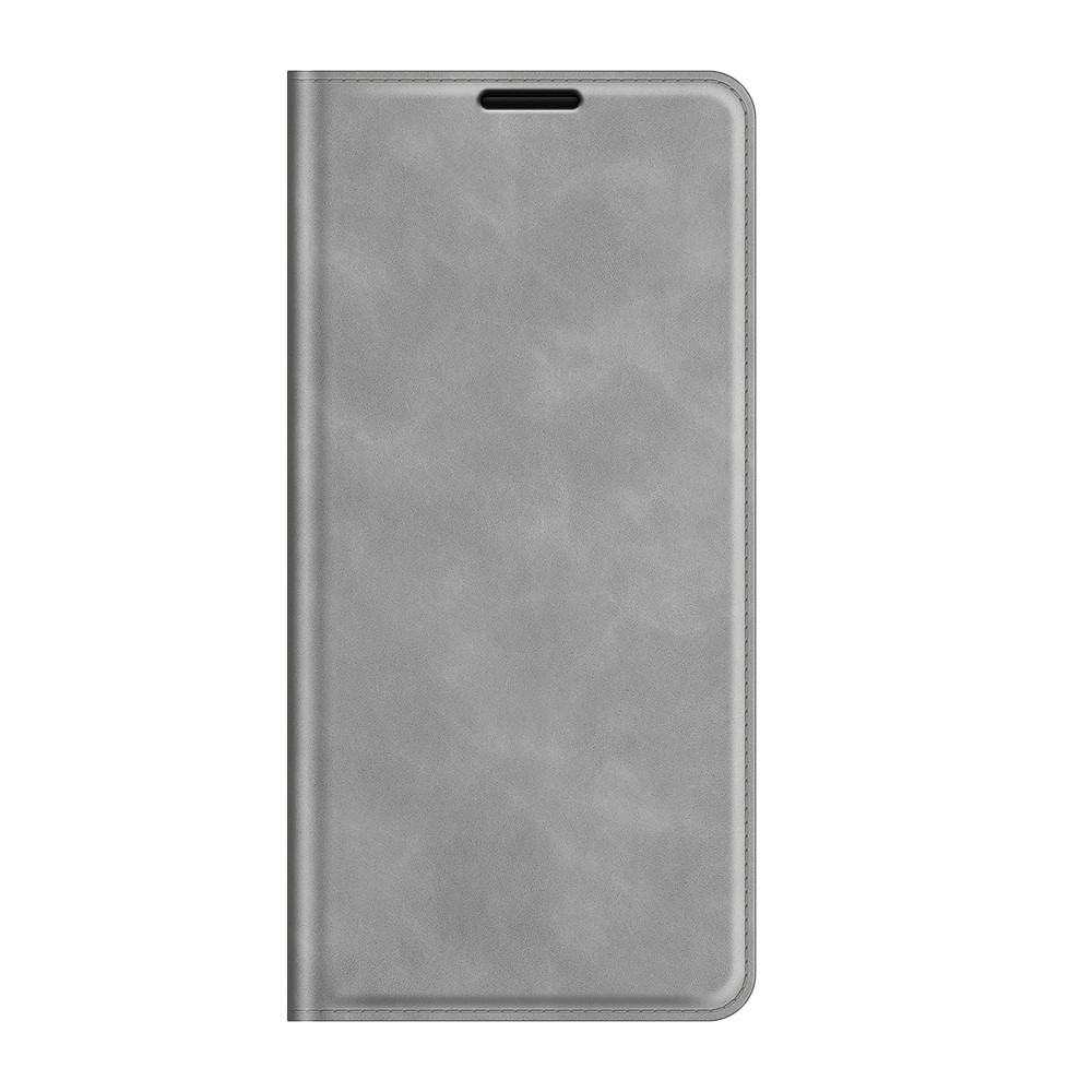  Samsung Galaxy S22 Ultra Fodral Flip Läder Grå