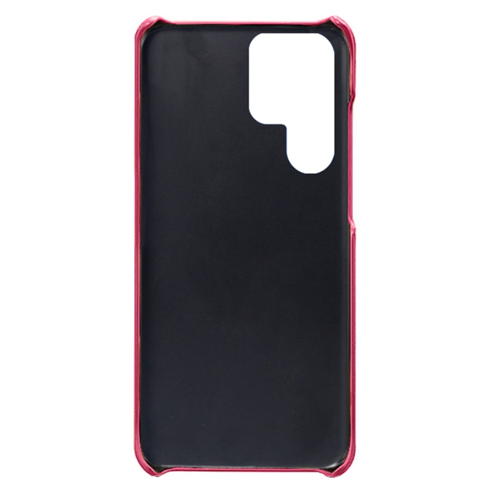 KSQ KSQ Samsung Galaxy S22 Ultra Skal Lädertäckt Rosa