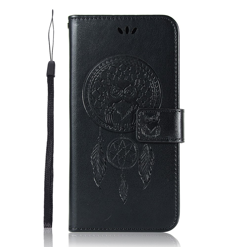  Samsung Galaxy S22 Ultra Fodral Owl Dreamcatcher Svart