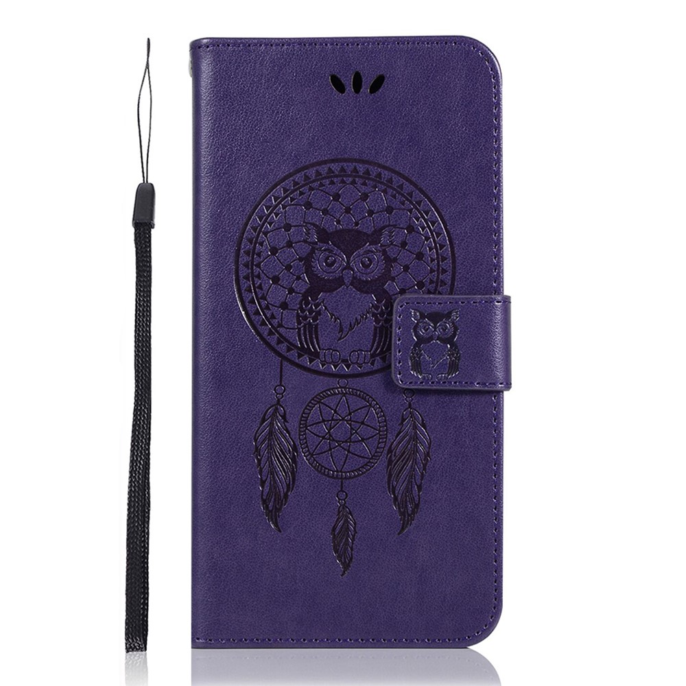  Samsung Galaxy S22 Ultra Fodral Owl Dreamcatcher Lila