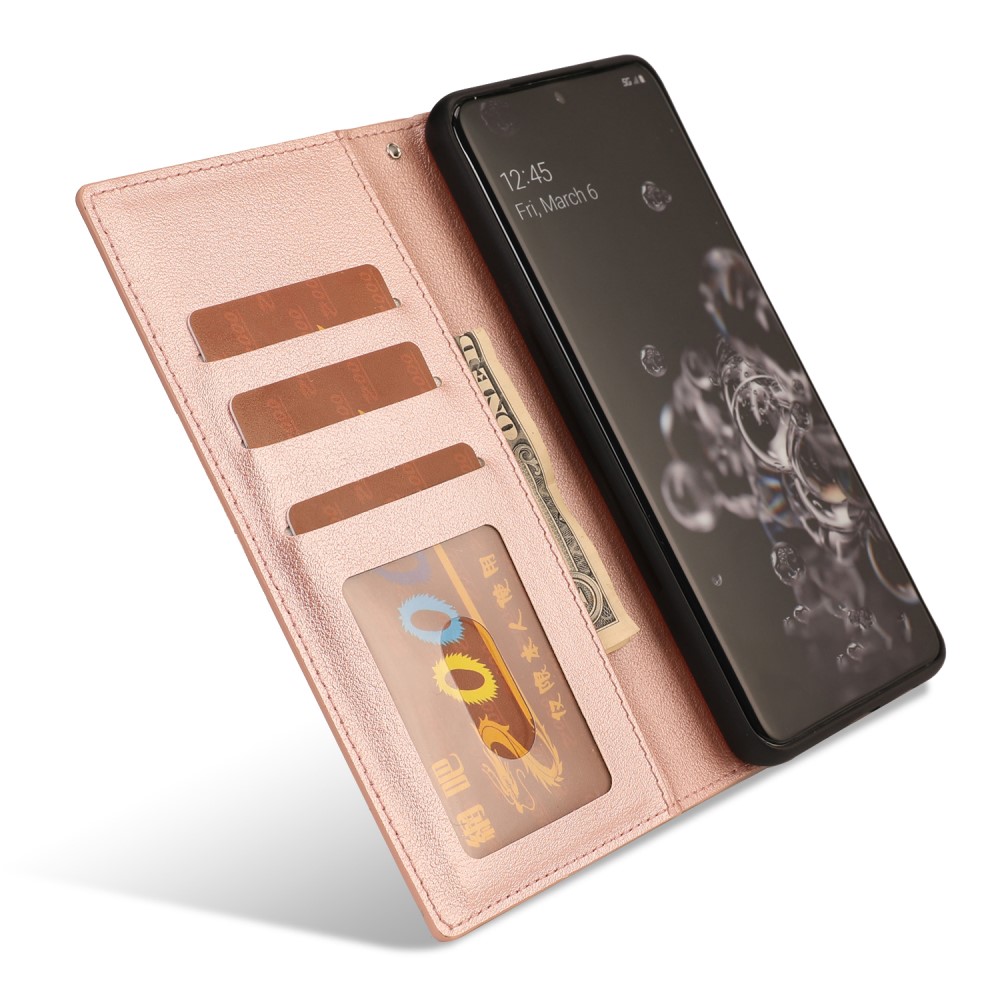  Samsung Galaxy S22 Ultra Fodral 2in1 Läder Roséguld