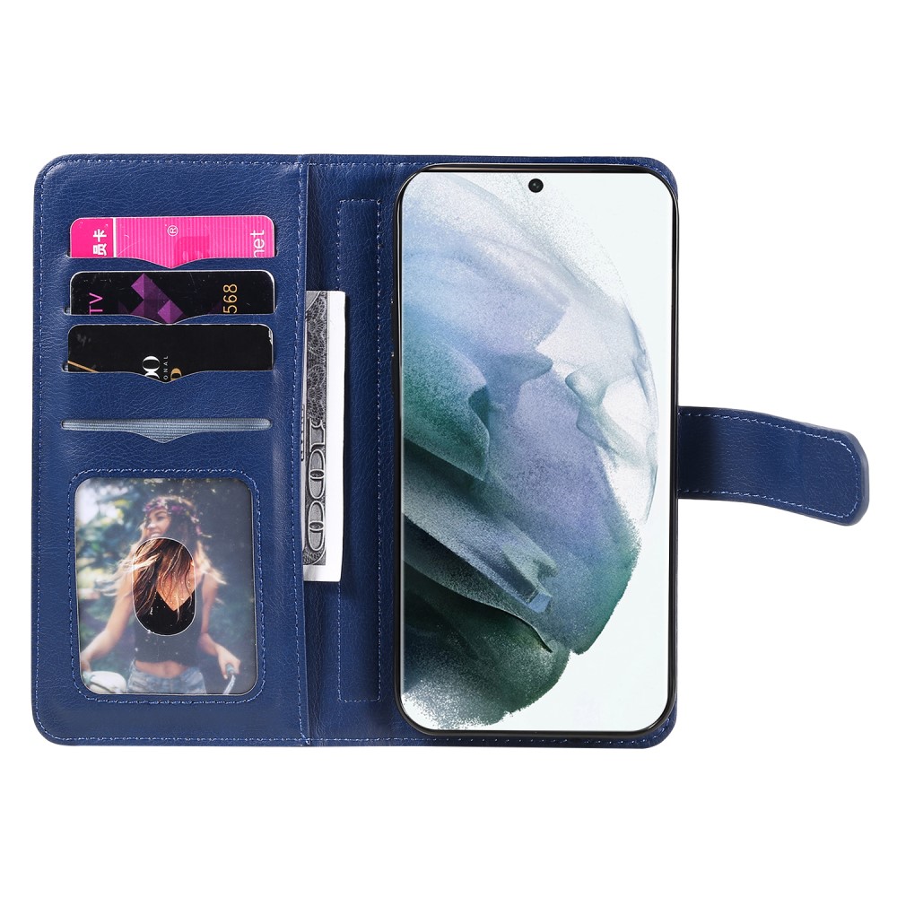  Samsung Galaxy S22 Ultra Fodral 10-korts Flerfack Mörk Blå