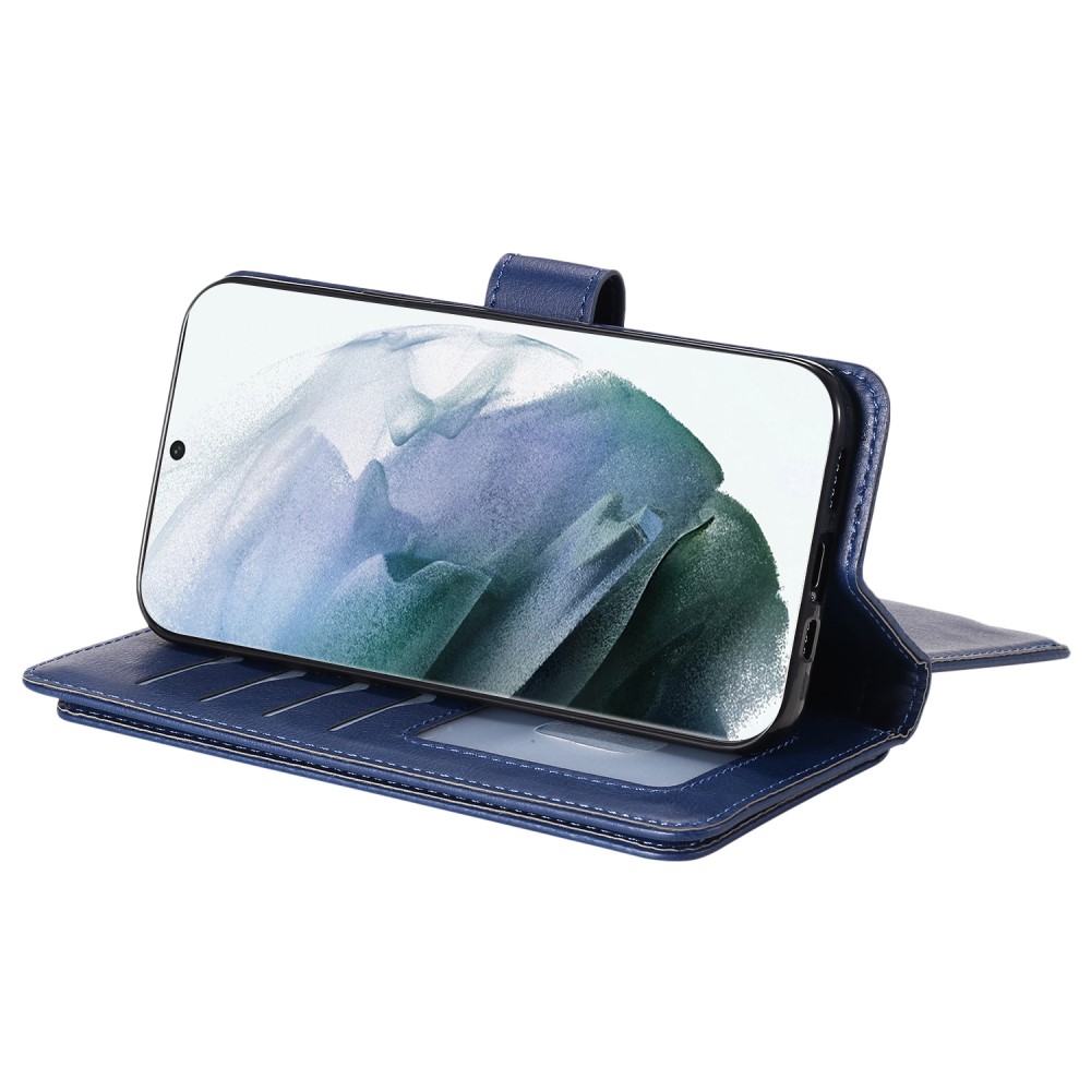  Samsung Galaxy S22 Ultra Fodral 10-korts Flerfack Mörk Blå
