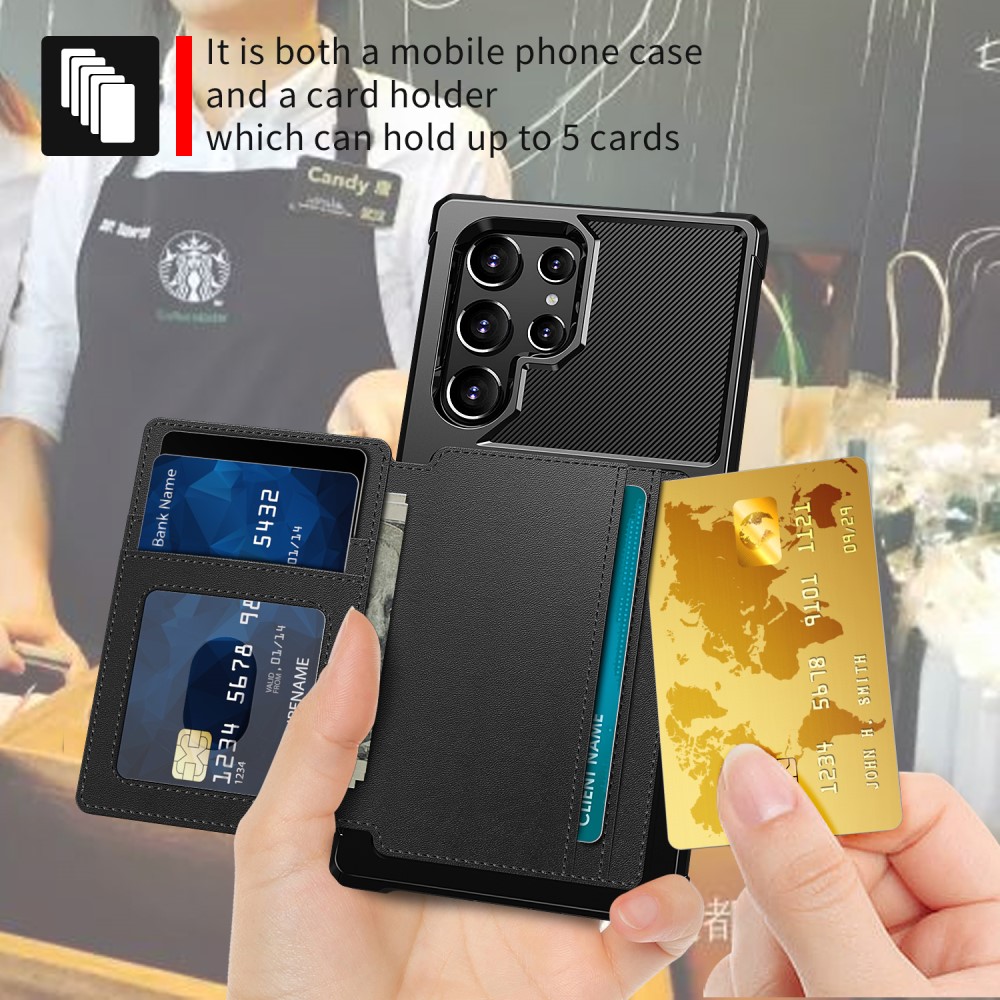  Samsung Galaxy S22 Ultra Skal Med Magnetisk Plånbo