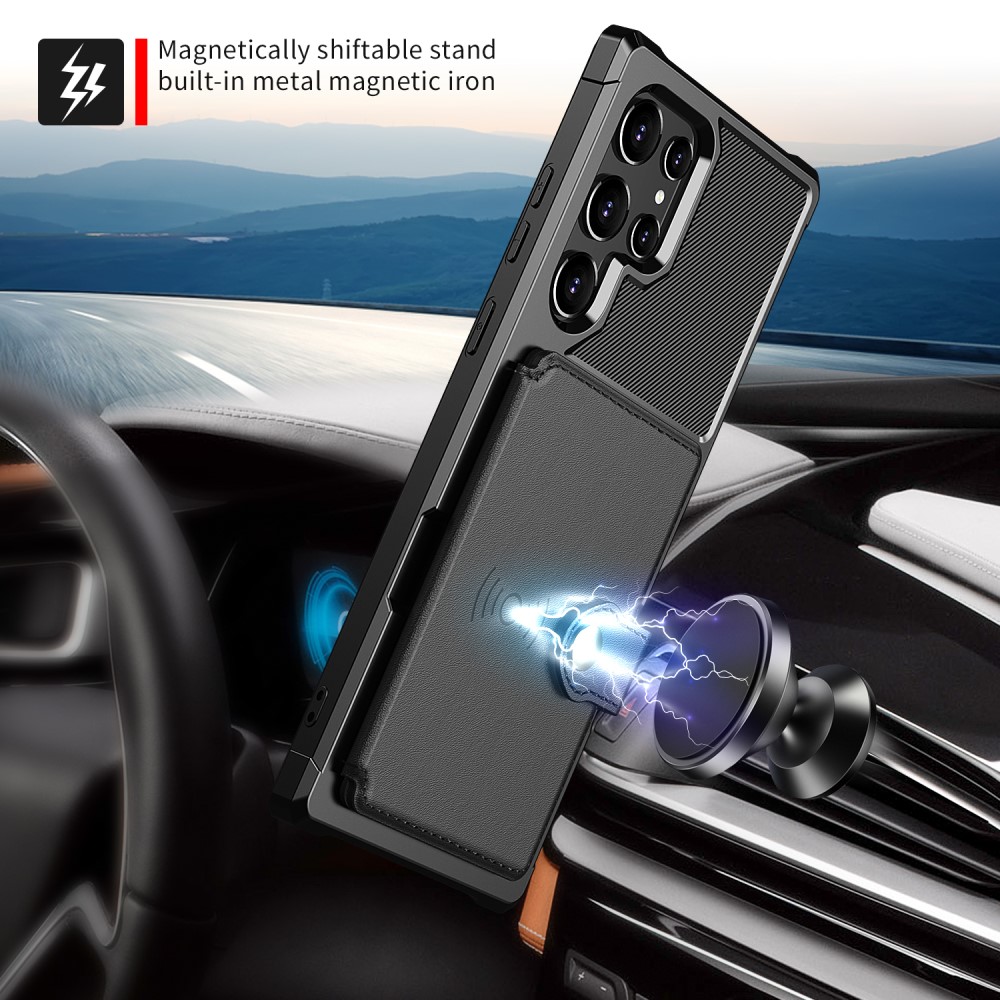  Samsung Galaxy S22 Ultra Skal Med Magnetisk Plånbo
