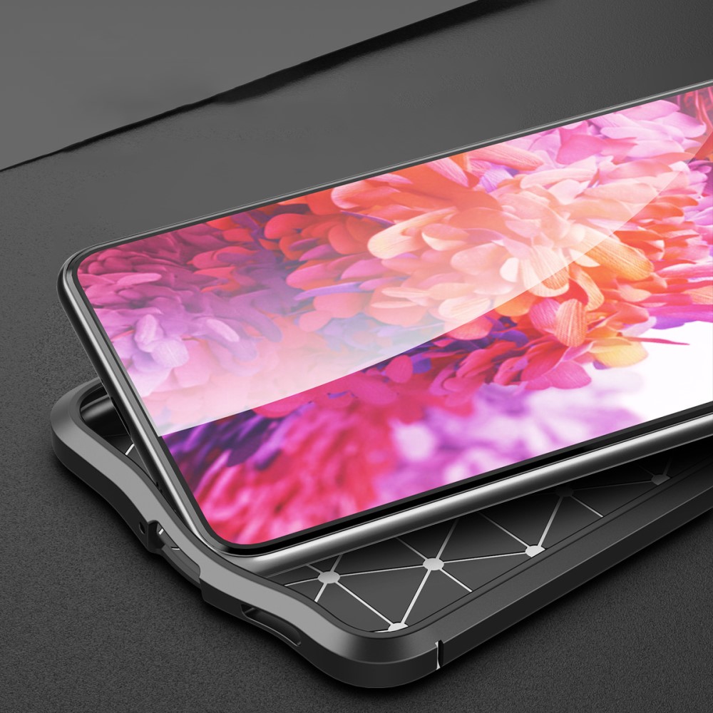  Samsung Galaxy S22 Plus Skal Litchi Textur Blå