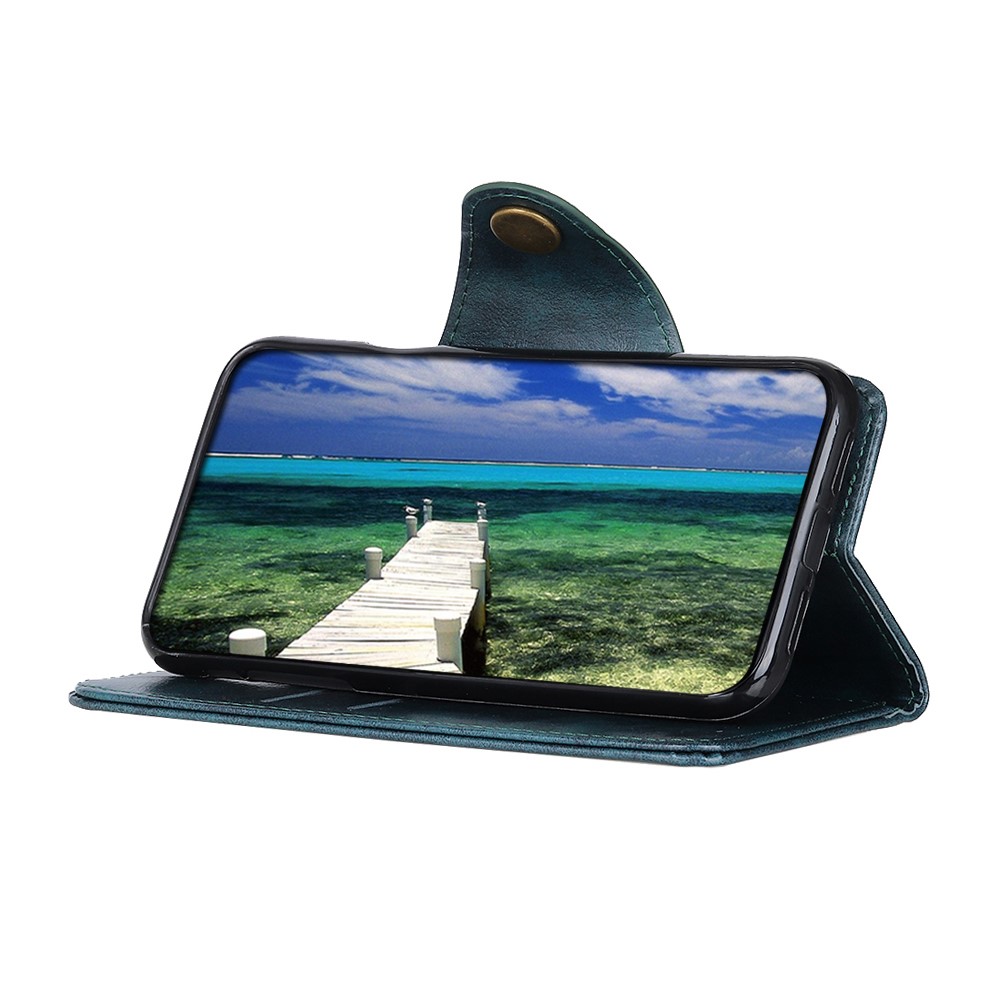 KHAZNEH KHAZNEH Samsung Galaxy S22 Plus Fodral Magnetisk Mässing Blå