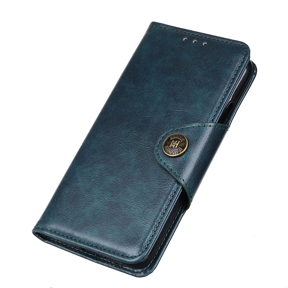 KHAZNEH KHAZNEH Samsung Galaxy S22 Plus Fodral Magnetisk Mässing Blå