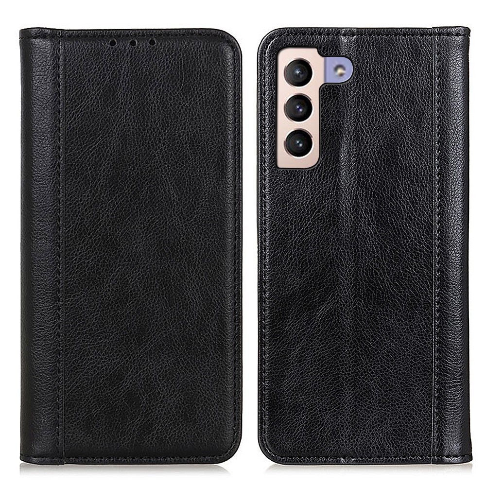  Samsung Galaxy S22 Plus Fodral Flip Split Läder Svart