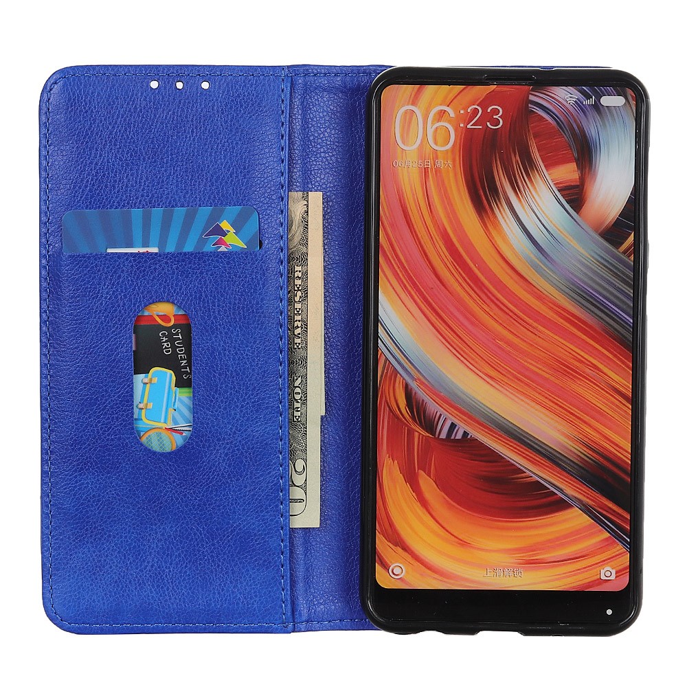  Samsung Galaxy S22 Plus Fodral Flip Split Läder Blå