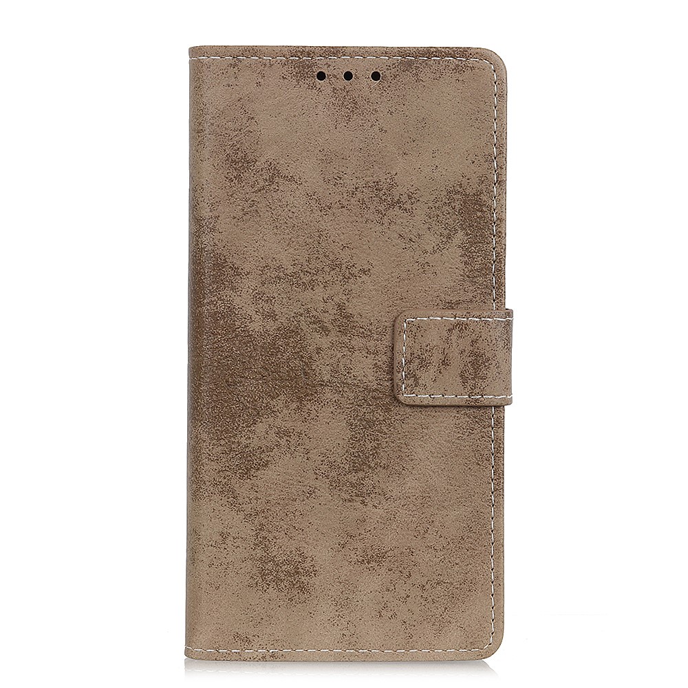  Samsung Galaxy S22 Plus Fodral Retro Läder Khaki