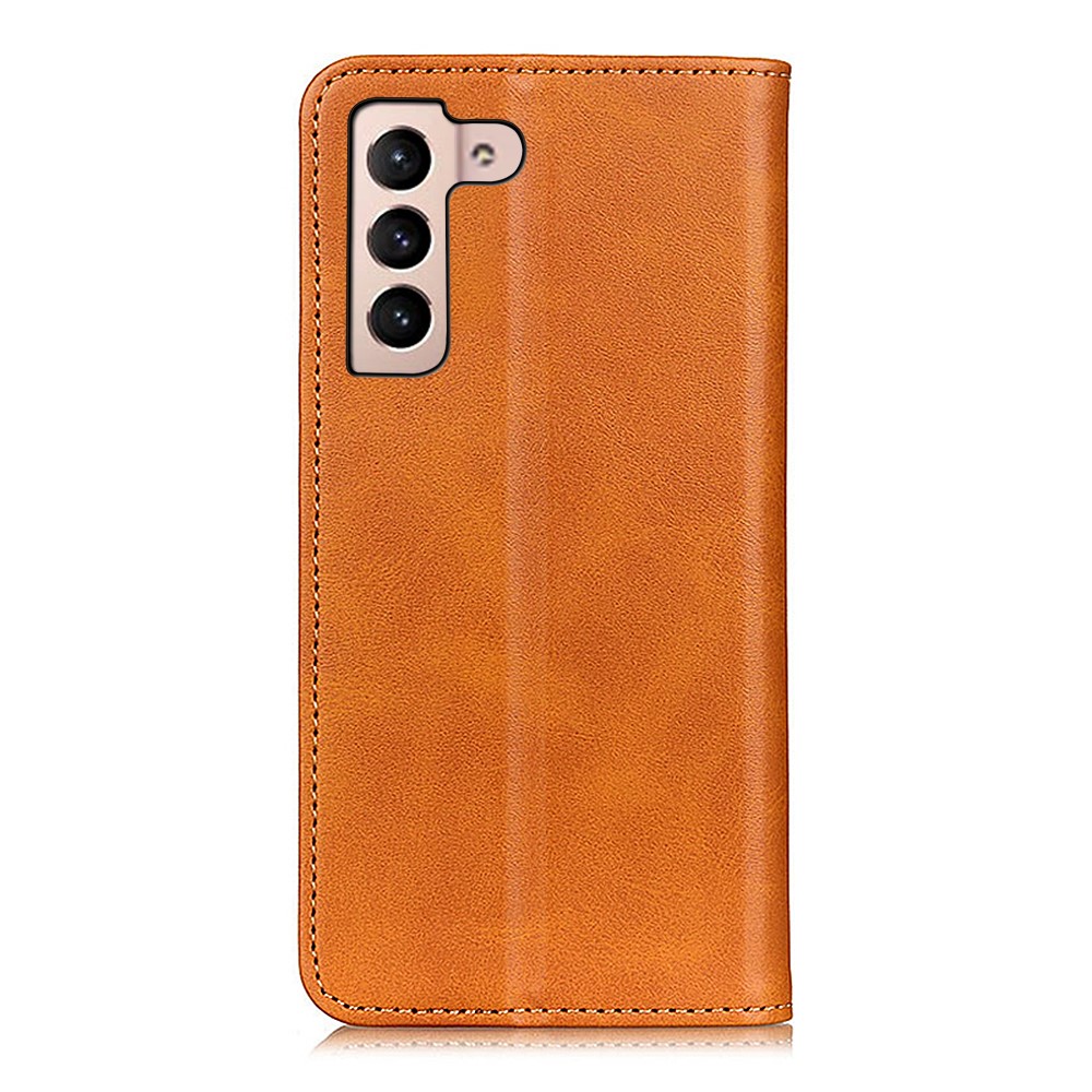  Samsung Galaxy S22 Plus Fodral Flip Split Läder Brun