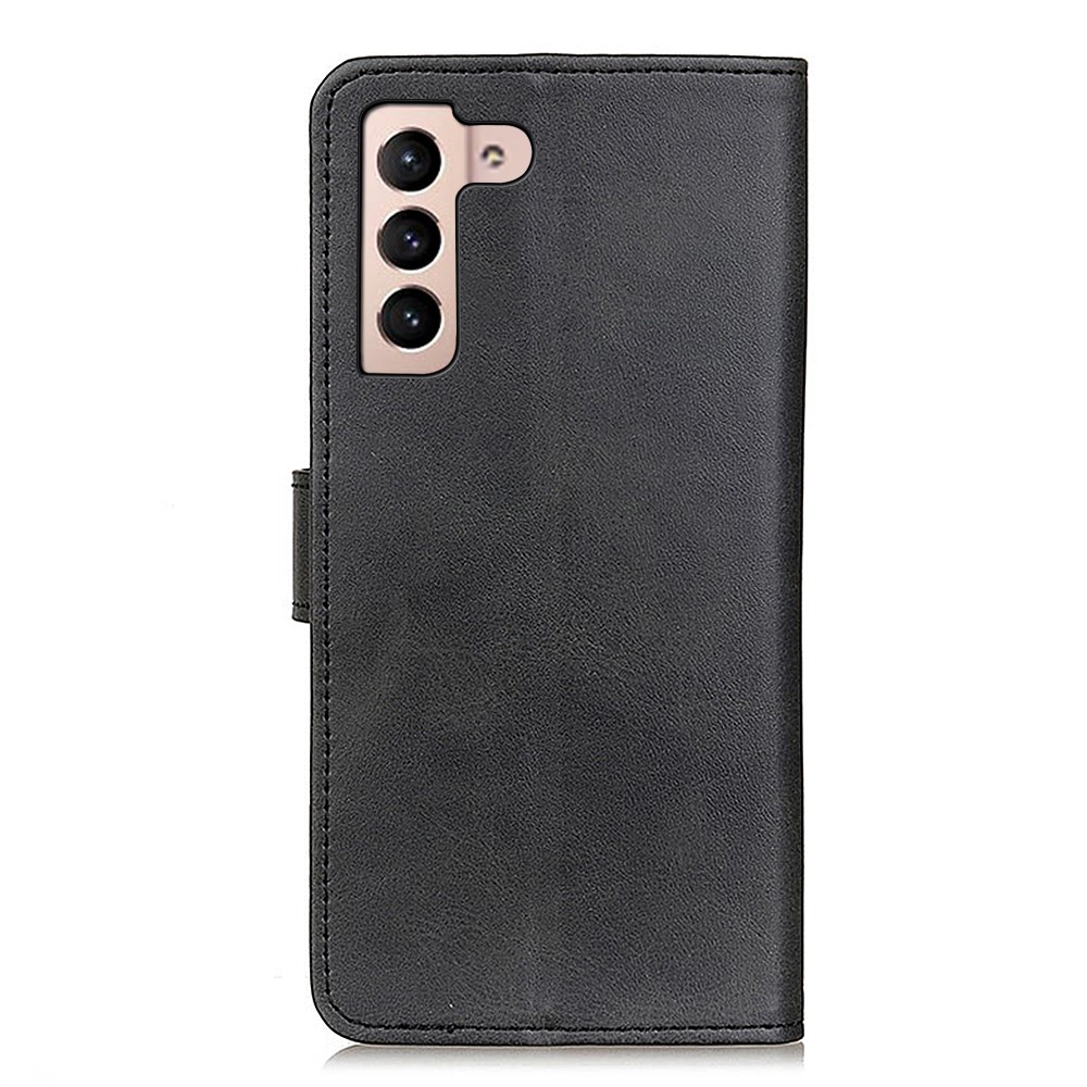  Samsung Galaxy S22 Plus Fodral Solid Läder Svart