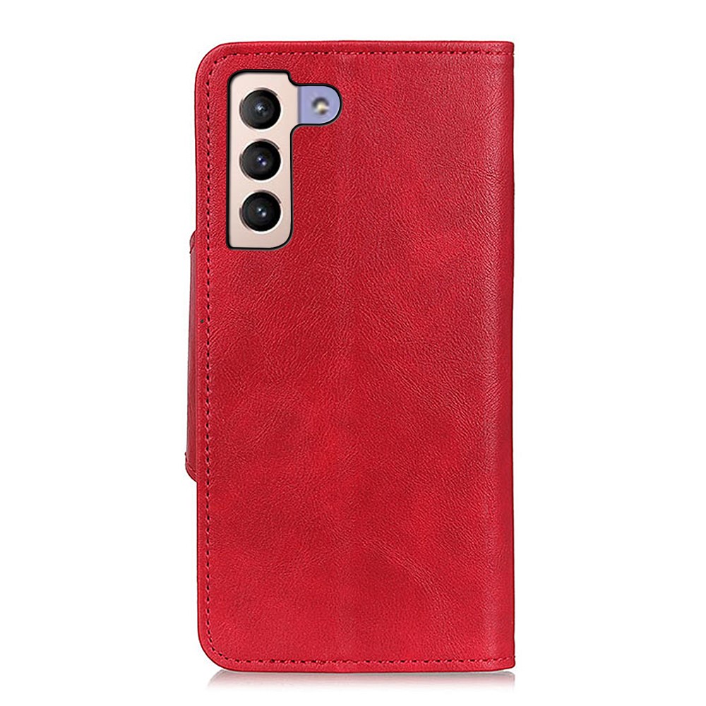  Samsung Galaxy S22 Plus Fodral Magnetisk Mässing Röd