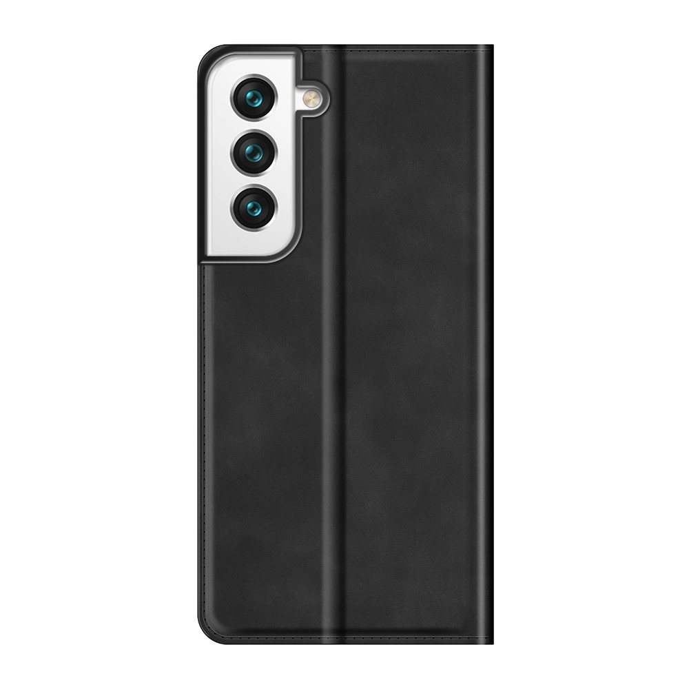  Samsung Galaxy S22 Plus Fodral Flip Silkeslent Svart