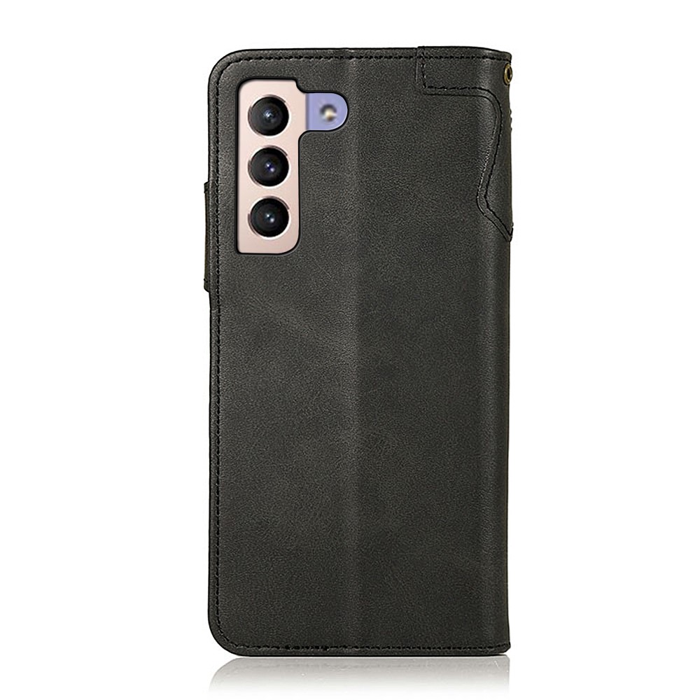 KHAZNEH KHAZNEH Samsung Galaxy S22 Plus Fodral Magnetisk Mässing Svart