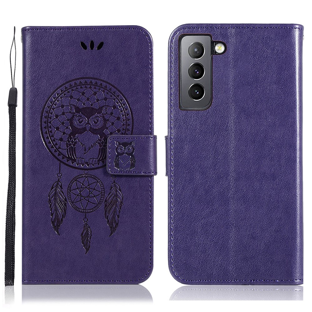  Samsung Galaxy S22 Plus Fodral Owl Dreamcatcher Lila