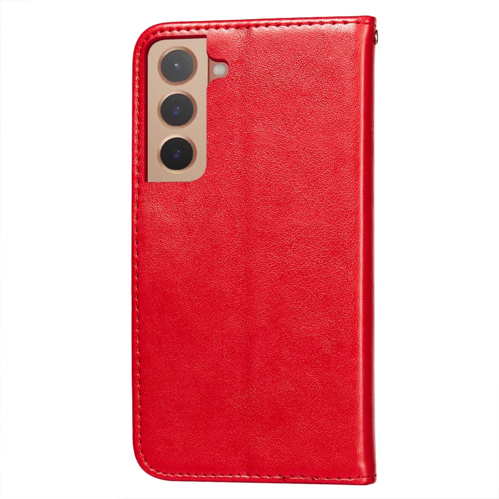  Samsung Galaxy S22 Plus Fodral Tre Ränder Röd
