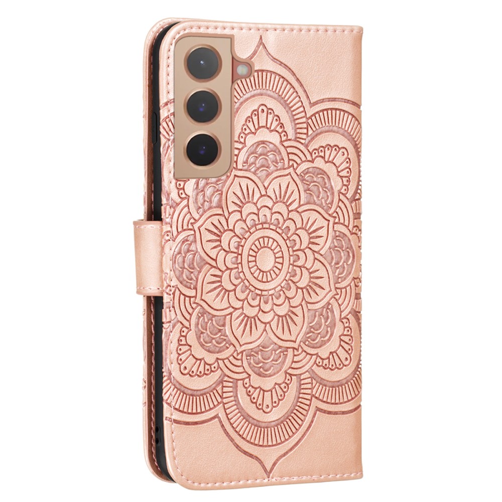 Samsung Galaxy S22 Plus Fodral Mandala Flower Roséguld
