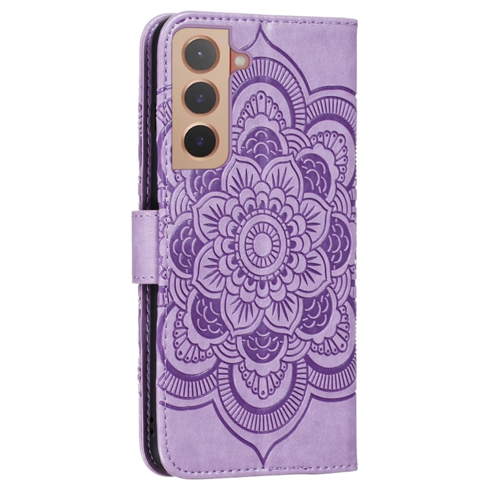  Samsung Galaxy S22 Plus Fodral Mandala Flower Lila