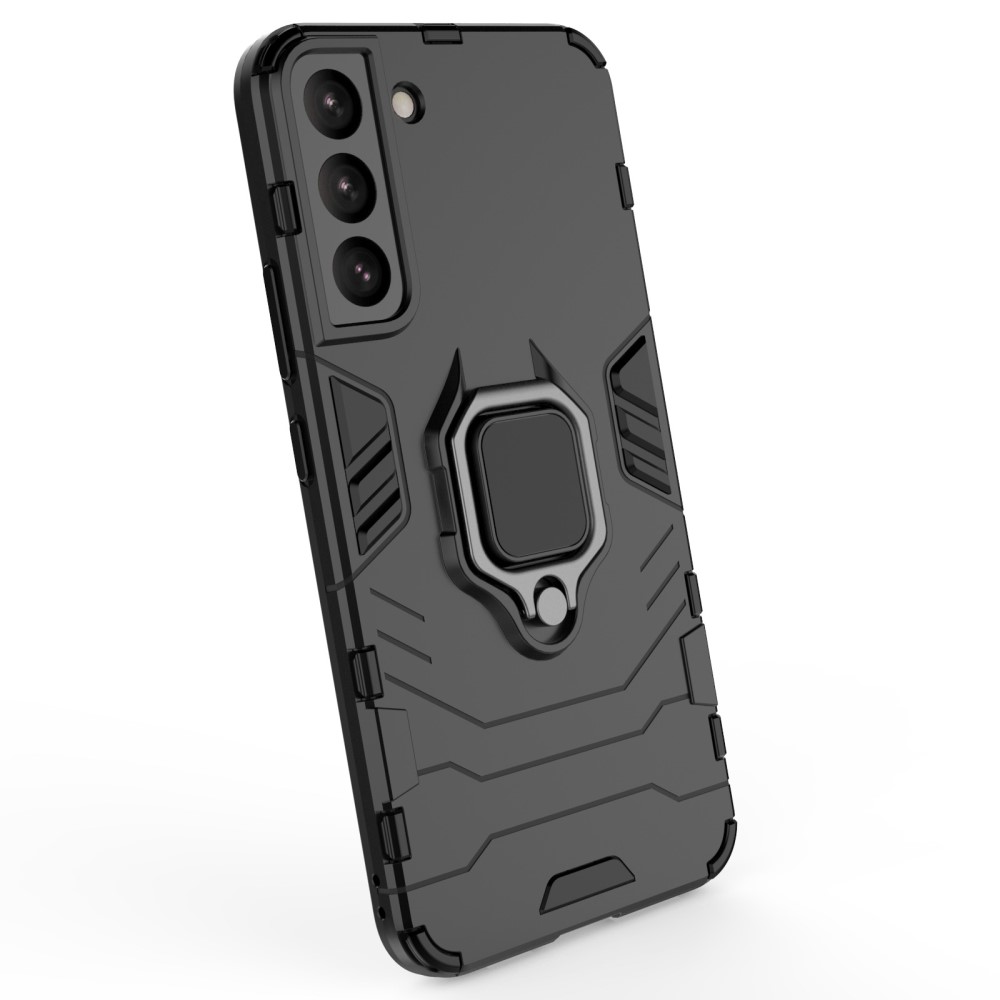  Samsung Galaxy S22 Plus Skal Ring Hybrid Armor Svart