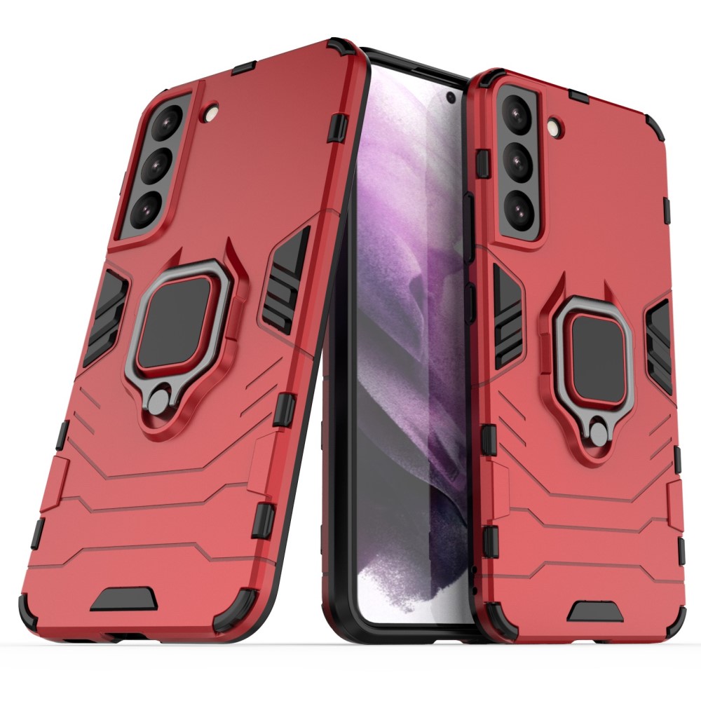  Samsung Galaxy S22 Plus Skal Ring Hybrid Armor Röd