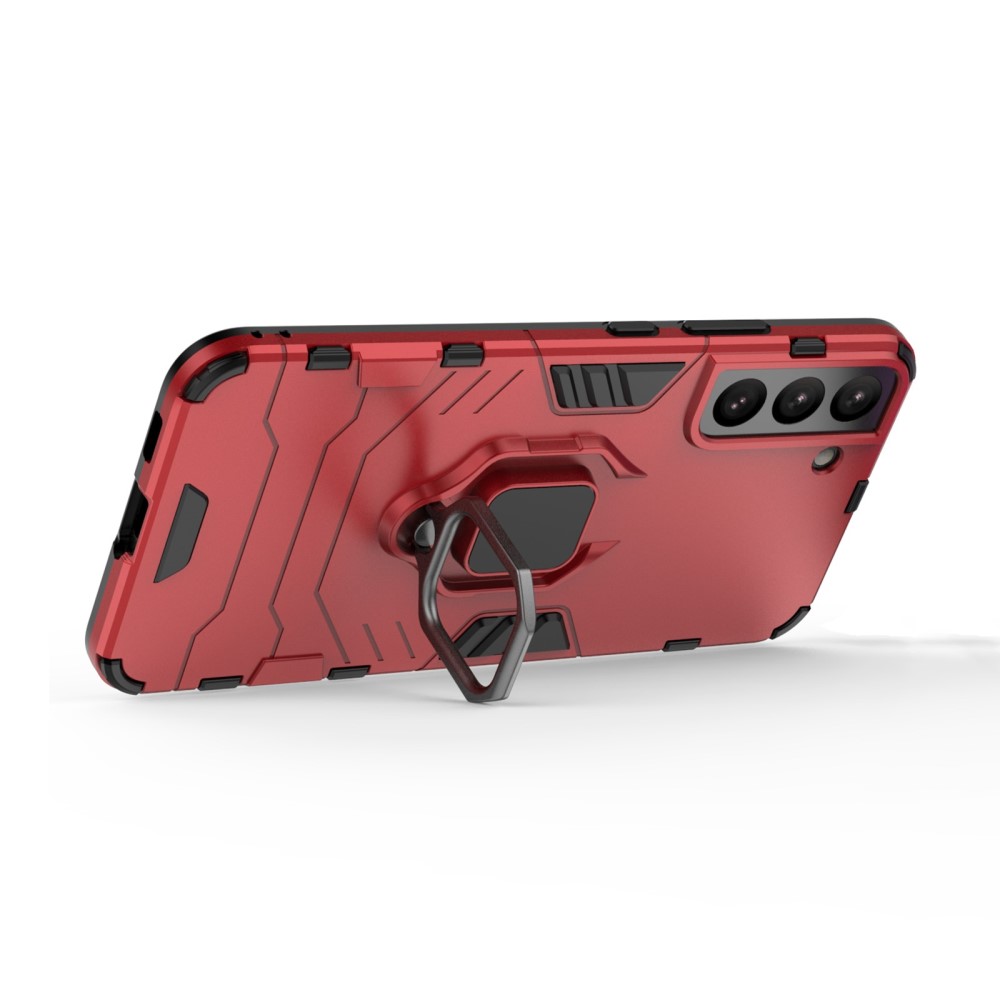  Samsung Galaxy S22 Plus Skal Ring Hybrid Armor Röd