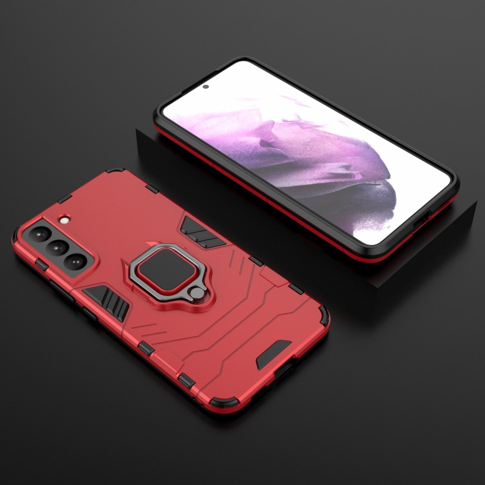 Samsung Galaxy S22 Plus Skal Ring Hybrid Armor Röd