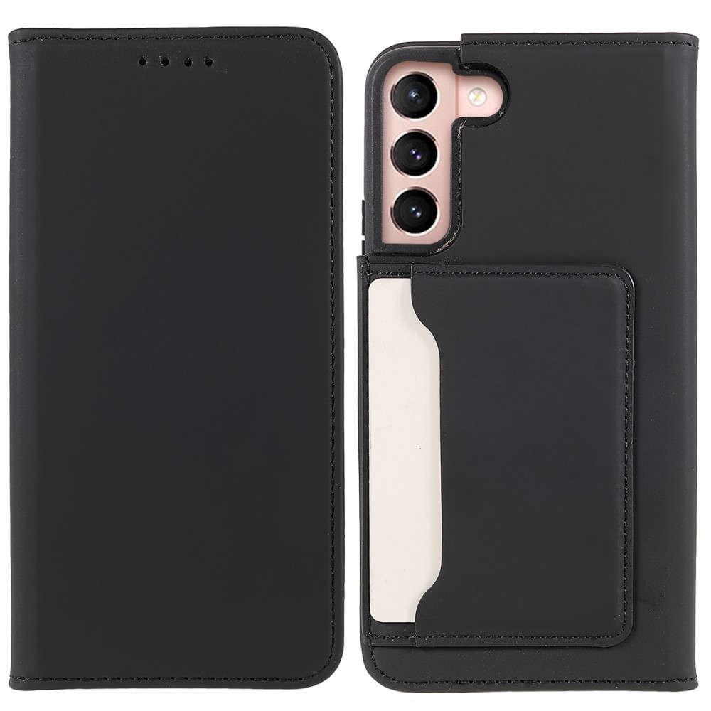  Samsung Galaxy S22 Plus Fodral Flip Med Kortfack Svart