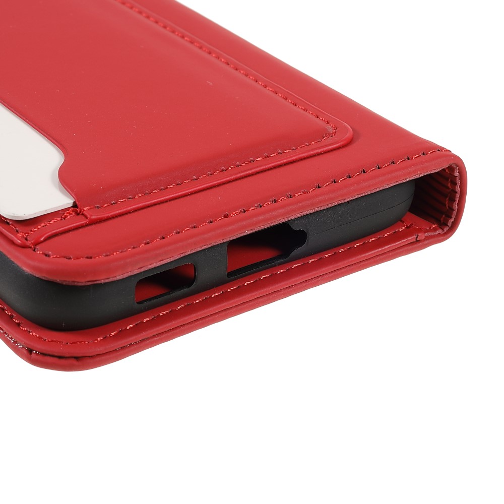  Samsung Galaxy S22 Plus Fodral Flip Med Kortfack Röd