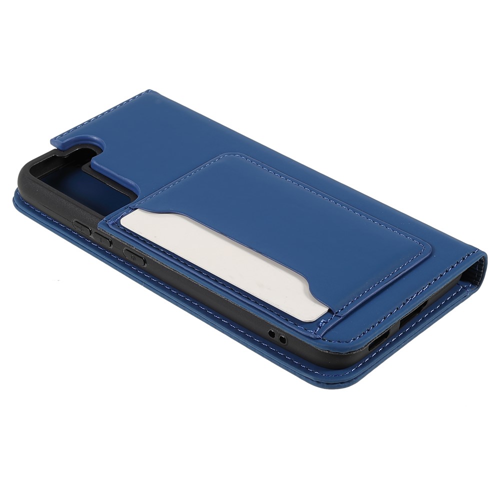  Samsung Galaxy S22 Plus Fodral Flip Med Kortfack Blå