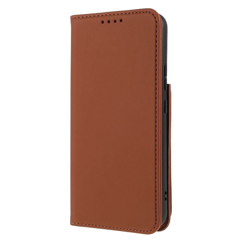  Samsung Galaxy S22 Plus Fodral Flip Med Kortfack Brun
