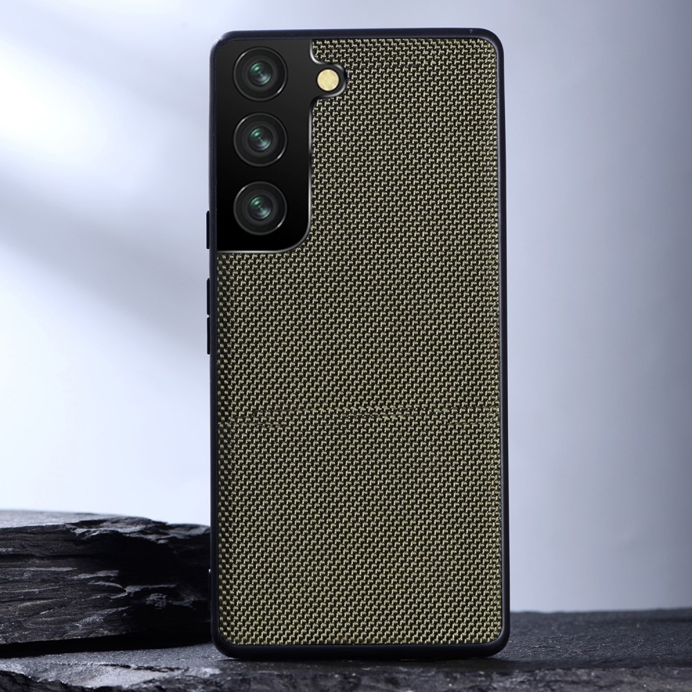  Samsung Galaxy S22 Plus Skal Nylontäckt TPU Grön