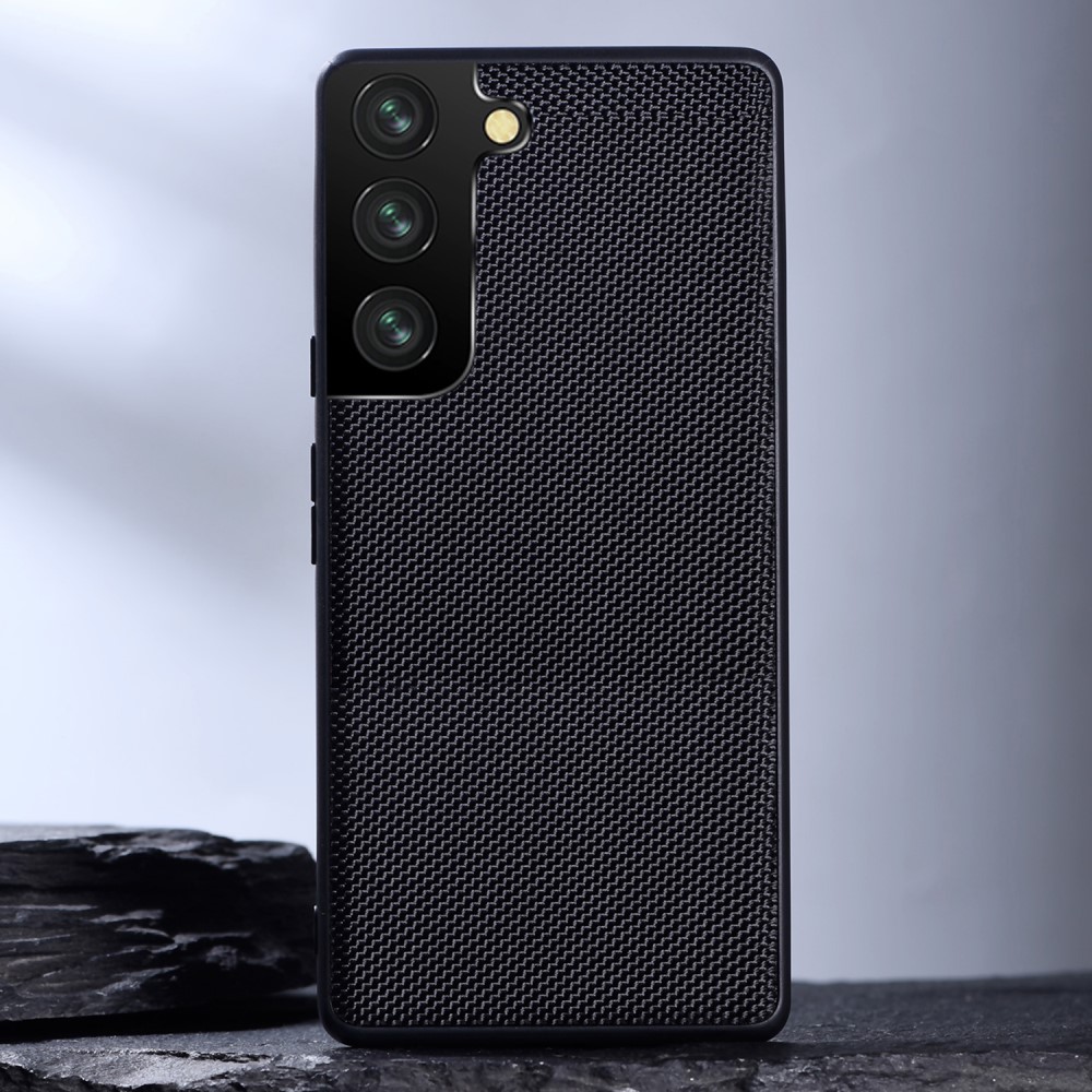 Samsung Galaxy S22 Plus Skal Nylontäckt TPU Svart