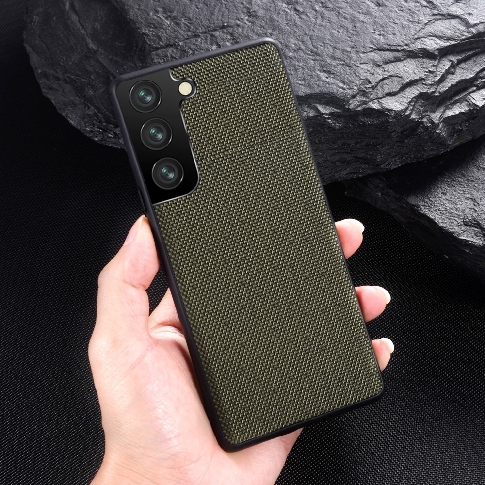  Samsung Galaxy S22 Plus Skal Nylontäckt TPU Svart