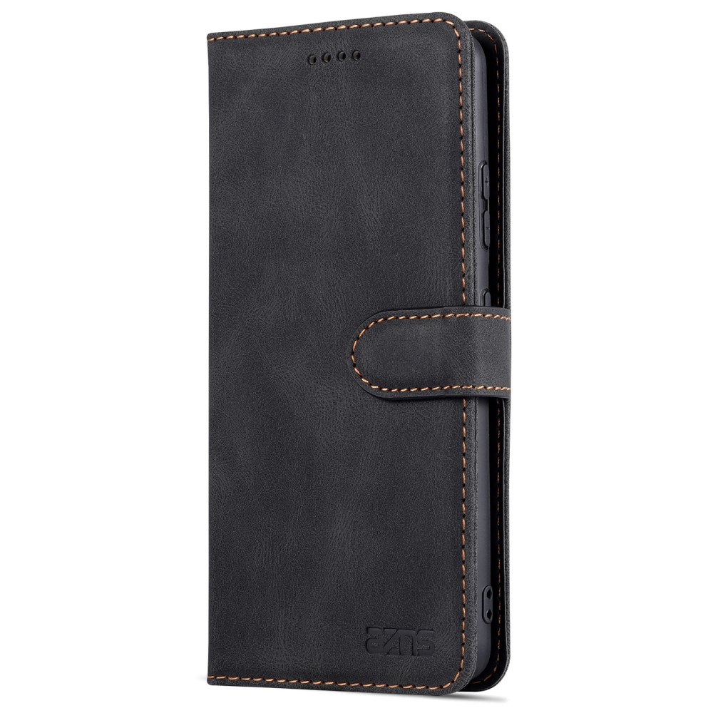 AZNS AZNS Samsung Galaxy S22 Plus Fodral Retro Textur Svart