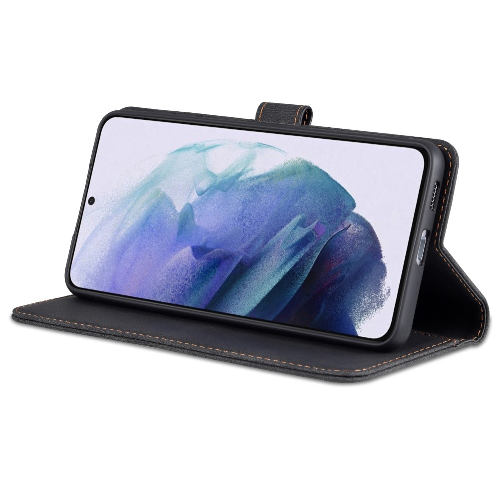 AZNS AZNS Samsung Galaxy S22 Plus Fodral Retro Textur Svart
