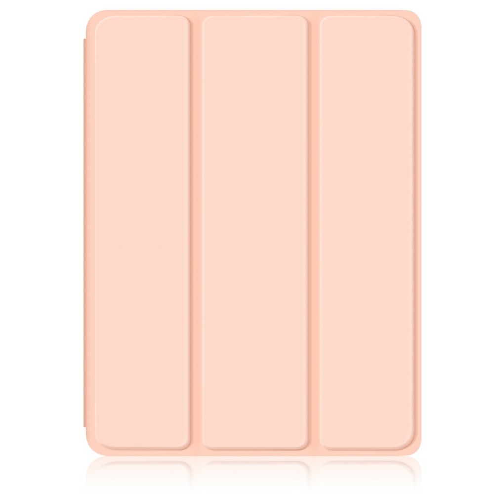 iPad Mini 2024/2021 Fodral Tri-Fold Hybrid Pennhållare Ljus Rosa